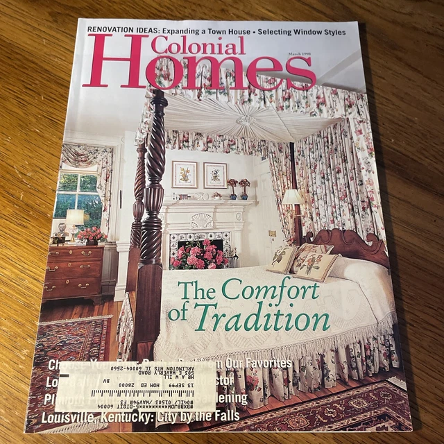 Colonial Homes Magazine March 1998 Great Ideas & Articles Colonial Homes Magazine March 1998 Great Ideas & Articles