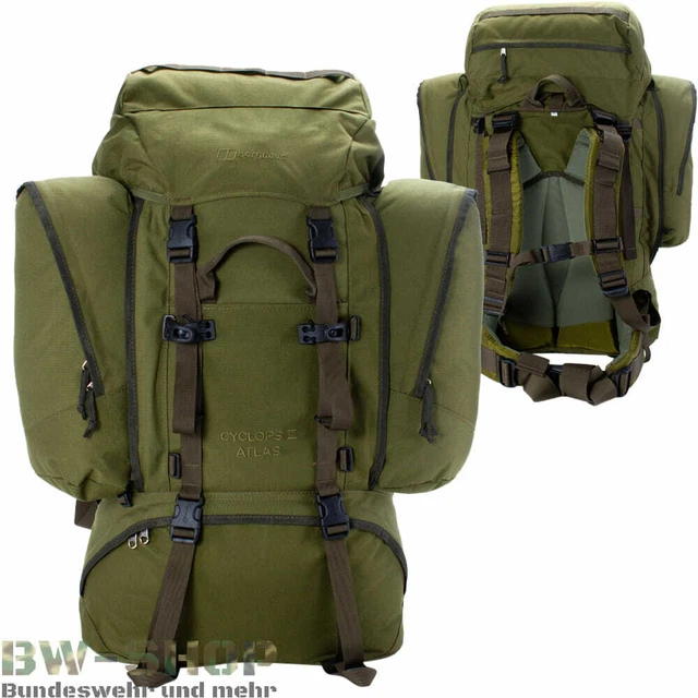 ORIGINAL BUNDESWEHR MOUNTAIN House Atlas Iv Backpack 110L Cyclops Bw ...
