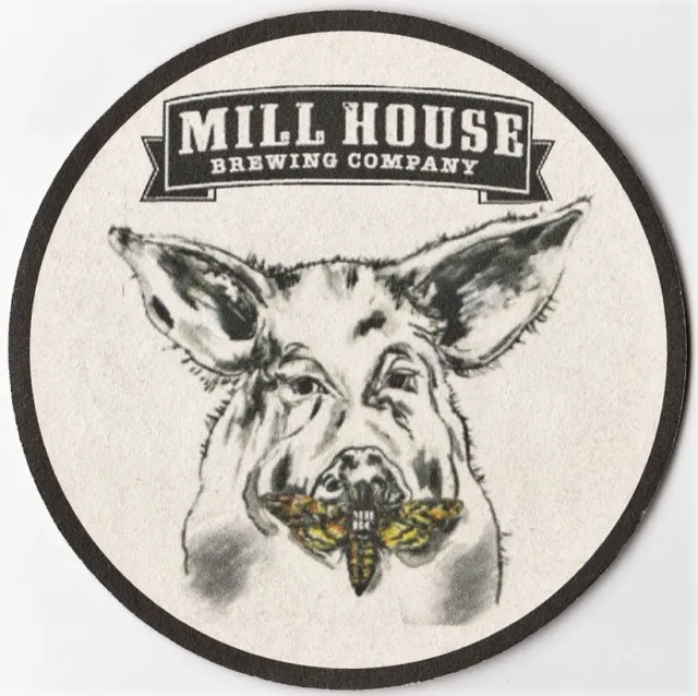 Mill House Brewing Co Beer Coaster  Poughkeepsie NY