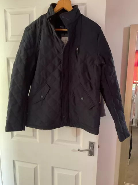 Feraud mens discount quilted jacket black