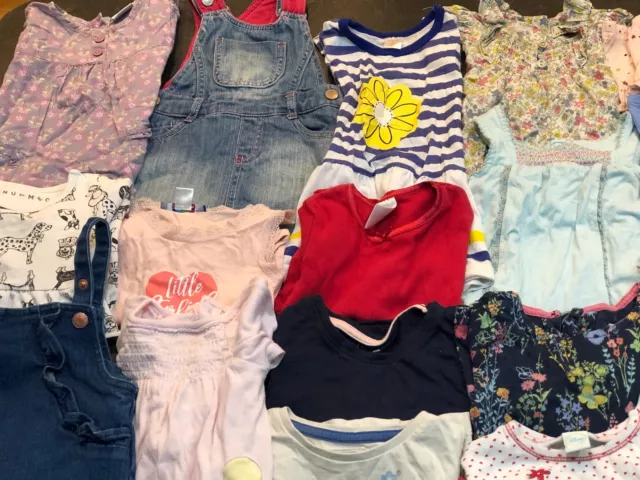 Large Bundle Girls Clothes Age 6-12 Months Disney, NEXT & More ~ 27 Items 3