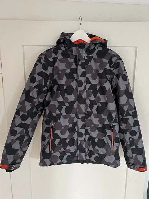 KILLTEC SKIJACKE WINTERJACKR schwarz GRAU Gr. 170-176 wNEU