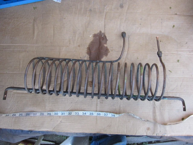 4-1/2" Dia x 16" 1/4" OD Copper Condenser, Used