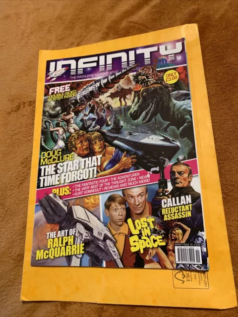 INFINITY 19 MAGAZINE IRWIN ALLEN  CALLAN Ralph Mcquarrie Retro Sci Fi