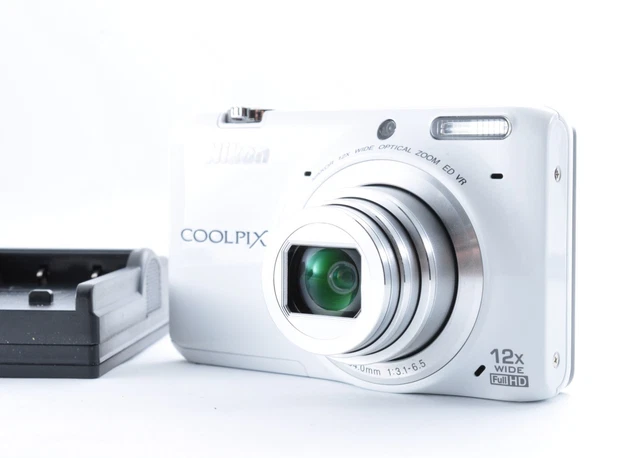 NIKON COOLPIX S6500 Blanco Excelente+++ Cámara Digital Compacta