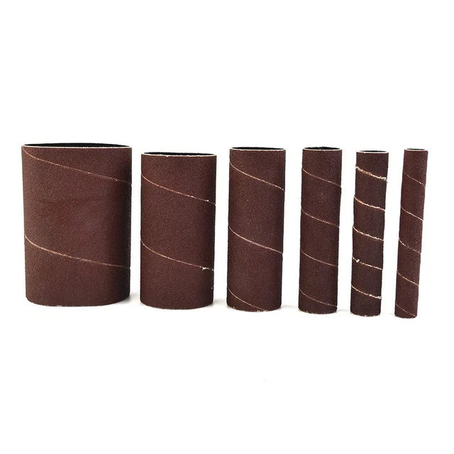 Kit De 6 Manchons/tambours Abrasifs Pour Ponceuse - Diamètre 4,5" - Neuf Dans Son Emballage