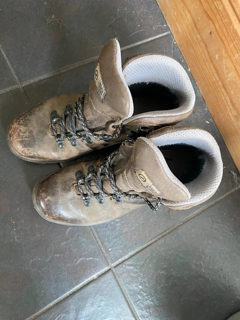 LADIES SCARPA SIZE 6.5 EU 40 Brown Leather SKYWALK BAVARIA Walking Hiking Boots 27.05 PicClick UK