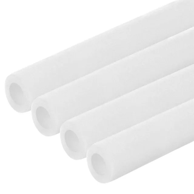Foam Tube Sponge Protection Sleeve Heat Preservation 45mmx25mmx500mm, Pack of 4