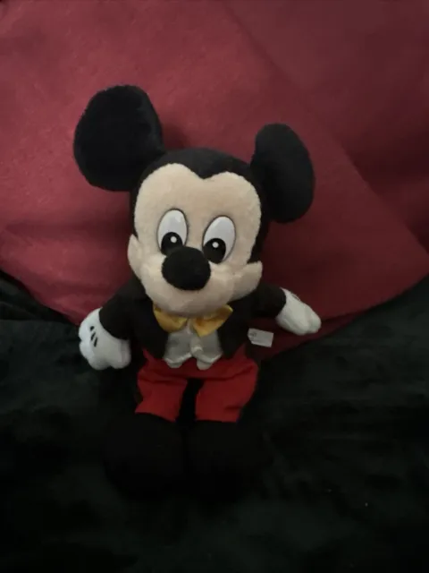 Genuine Walt Disney World 2000 Mickey Mouse Millennium plush Soft Toy VGC