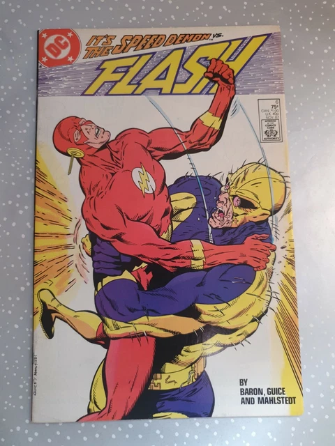 DC Comics - The Flash Vol 2 #6  - Nov 1987 - Wally West - FN/VFN