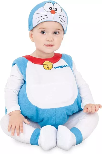 My Other Me Costume Carnevale Baby Doraemon Vestito Peluche Bambini Feste Party
