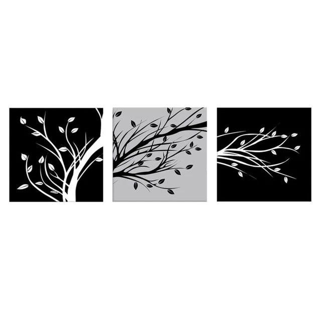 Ramo pittura senza cornice decorazione stampa senza cornice decorazione da parete nero