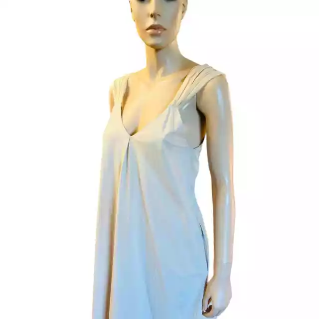 Elsa Esturgie 100% Organic Cotton Midi Dress Sz 36 EU Small US Made in France