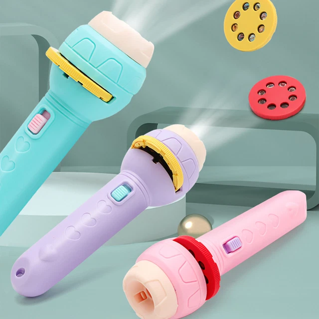 Torch Night Projector Light Eductional Toy For 4-8 Years Old Kids Boy Girl Gift