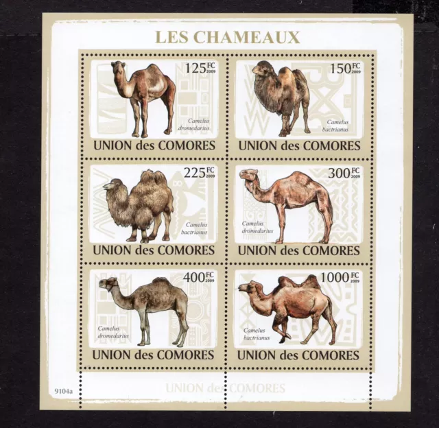 Comoros 2009 mini sheet of stamps Mi#2128-2133 MNH CV=16.8$