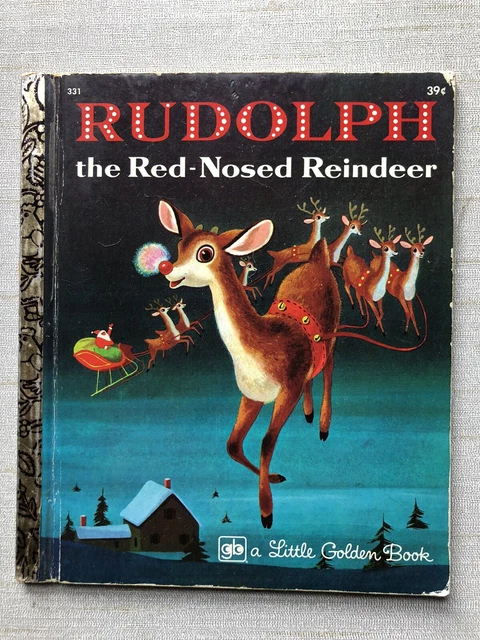 VINTAGE LITTLE GOLDEN Book -Rudolph the Red-Nosed Reindeer 1973 Edition ...