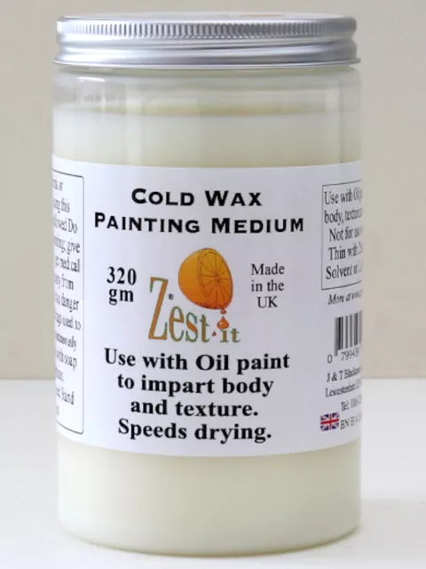 Zest-it Cold Wax Painting Medium 320g for Impasto Work - Shipping Anywhere