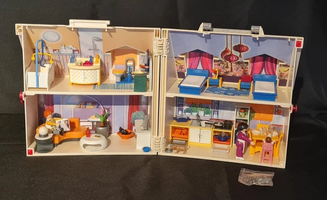 PLAYMOBIL GROS LOT ferme Maison Transportable Animaux Personnages