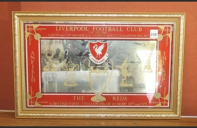 VINTAGE LIVERPOOL FOOTBALL Club 1977 1978 Mirror 49.99 PicClick UK