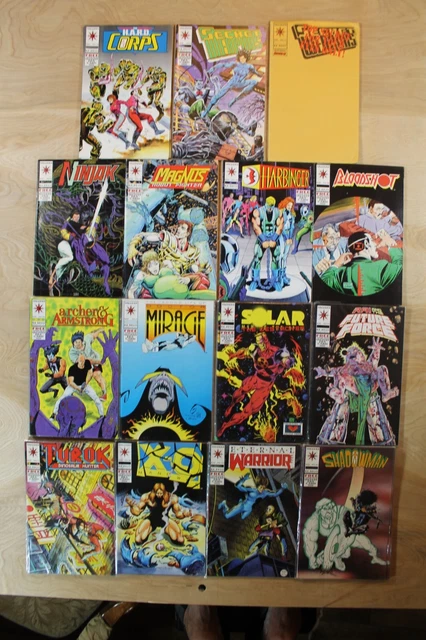 41 Valiant Comics Turok Magnus Harbinger Bloodshot Solar X-O Manowar Shadowman