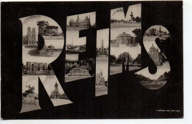 REIMS - Marne - CPA 51 - Cartes Souvenir - carte multi-vues