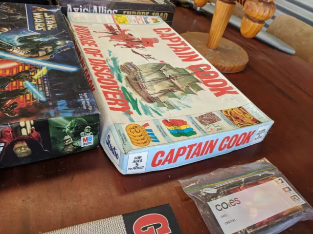 captain cook voyage of discovery board game extremely rare, complete 2