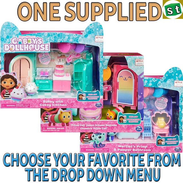 SET FIGURE DREAMWORKS Gabby's Dollhouse Gabby & Friends Con Bambola - Foto 10