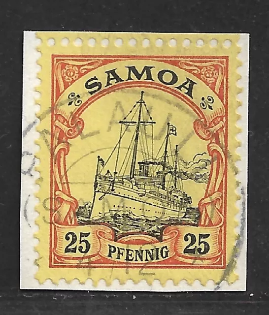 Samoa ° Palauli 4.12.. auf Luxus Briefstück Minr. 11 o ArGe 130 €