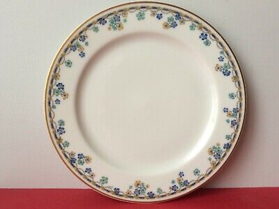 LIMOGES FRANCE TRES ANCIENNE ASSIETTE A DESSERT B.R 