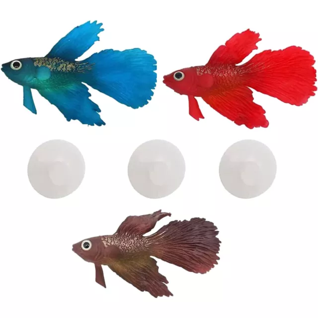 3Pcs artificial aquarium decorations Luminous Adorable Aquarium Accessory Fake