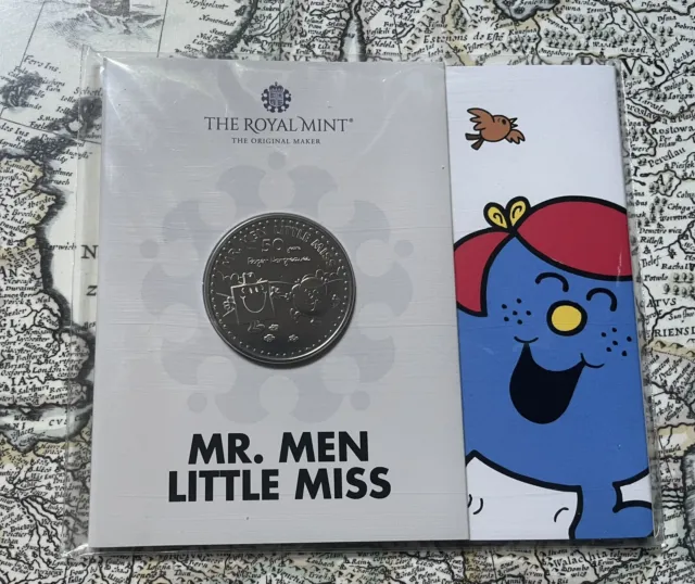 MR. MEN LITTLE MISS Happy Birthday, Mr. Men Little Miss! £5 Coin From ...