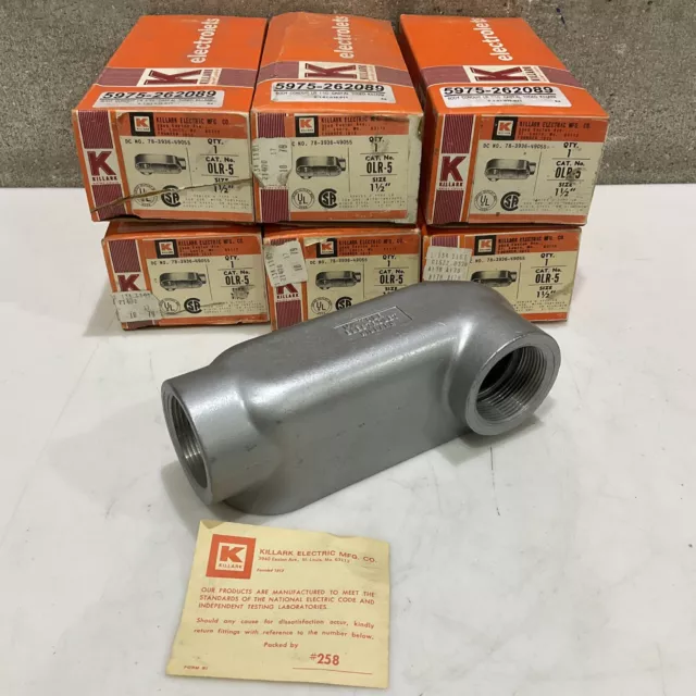 Killark Olr-5 78-3936-49055 Body Conduit 1-1/2” Lot Of 6 373