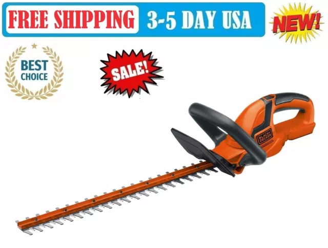 NEW Black & Decker LHT2220B 20V MAX Li-Ion 22 in. Hedge Trimmer Tool Only SALE!