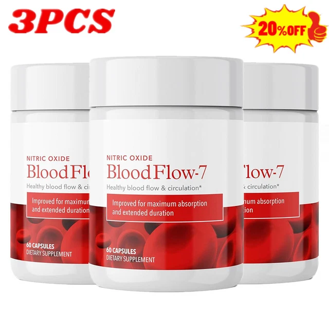3X NITRIC OXIDE Booster:Enhance Blood Flow,Performance,and Recovery 60 ...