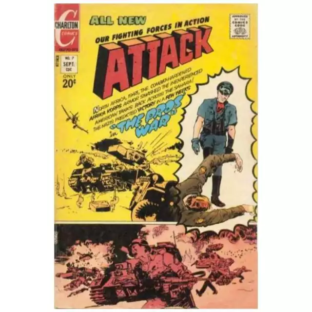 Attack (1971 series) #7 in Fine condition. Charlton comics [u{