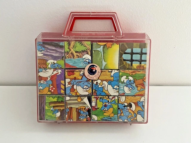 Puzzle Ancien CUBES Les Schtroumpfs PEYO 1982 - Occasion Collection