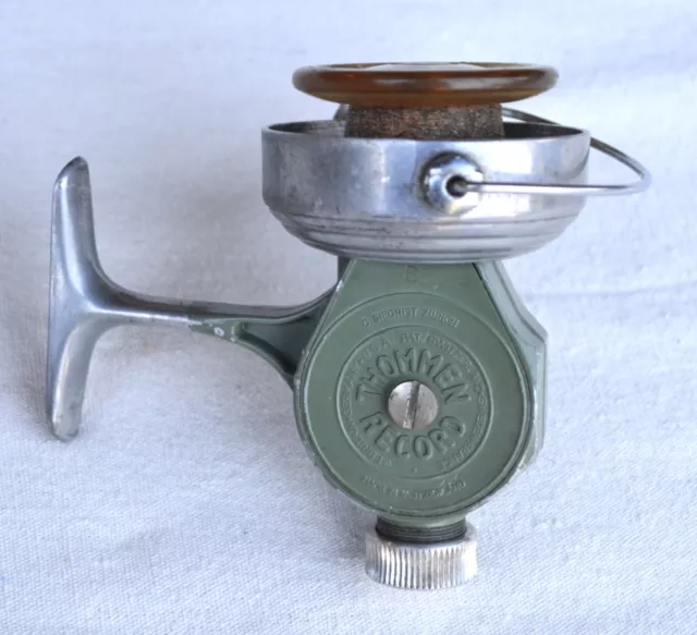 VINTAGE THOMMEN RECORD 400 Spinning Reel Swiss Made $20.00
