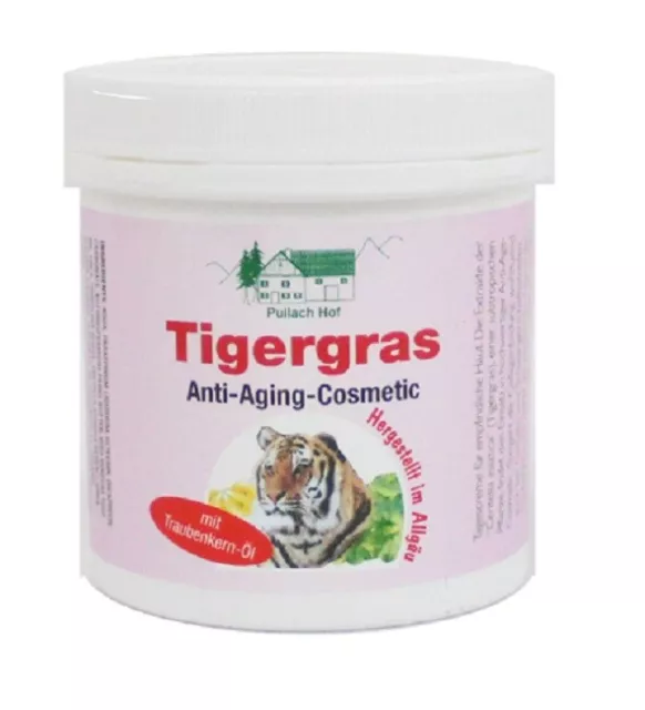 1x 250ml Tigergras Creme Cellulite Schwangerschaftsstreifen Cellulitis Collagen