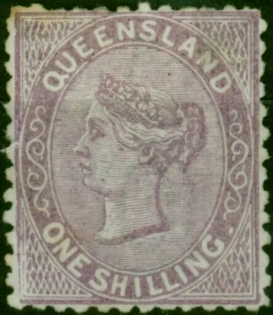 Queensland 1880 1s Pale-Lilac SG145 Fine Unused