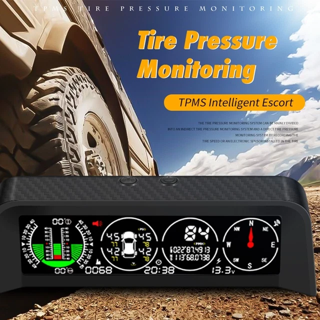 Pente Mètre Principal Unité TPMS Hud Pratique Smart 70 59 59 MM Dc 10V ~30V