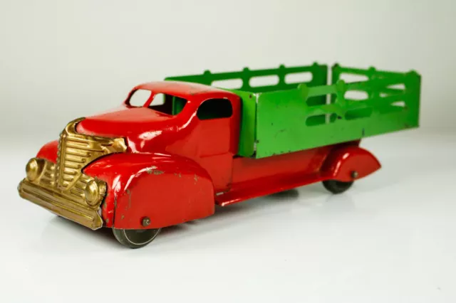 LKW Blech Spielzeug 35 cm Made in USA Vintage Marx Toys Truck Wyandotte 30er