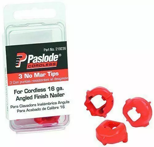 Paslode Part # 219236  No-Mar Tips, 16 ga. Trim Tools, 3-pack