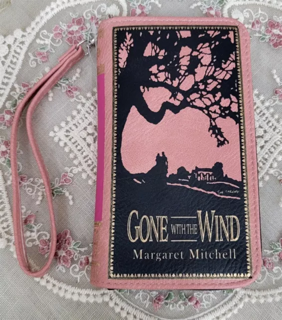 VICTORIAN TRADING GONE With The Wind Pink Book Wristlet Wallet 43D $31. ...