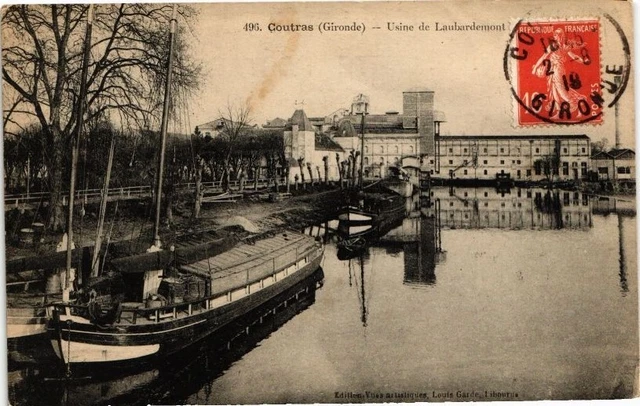 CPA COUTRAS-Usine de Laubardemont (176786)