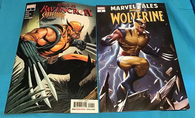 Ruins of Ravencroft Sabretooth 1A Sandoval & Marvel Tales 1 Inhyuk Lee WOLVERINE