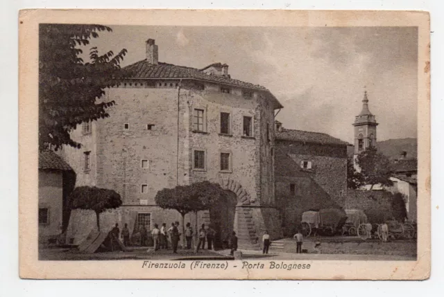 FIRENZUOLA -  Porta Bolognese -  Animatissima  -  Viaggiata  1920