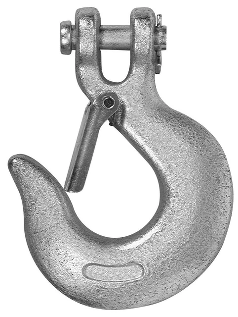 (Lot Of 5) Campbell T9700424 1/4" Clevis Slip Hook Grade 43 W/Latch