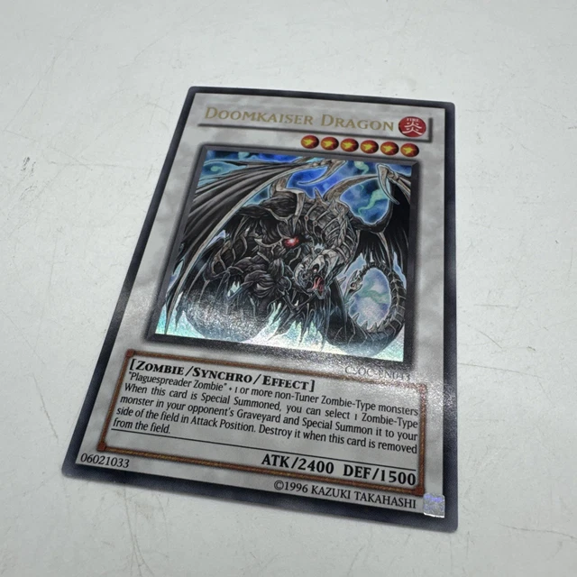 Yu-Gi-Oh! Doomkaiser Dragon Card - CSOC-EN043 Ultra Rare From Crossroads Of Chaos Unlimited Edition