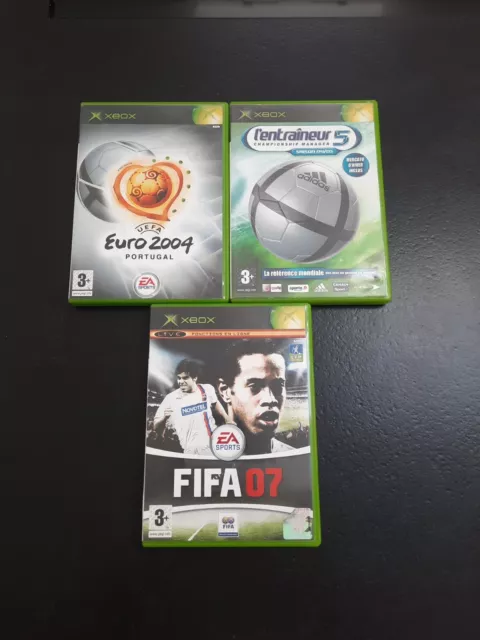 Jeux Xbox Première Génération Fifa 07 Uefa Euro 2004 Et L'entraineur 5
