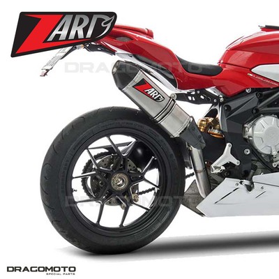 CONICAL INOX/TITANIUM Termignoni MV10094TV POT LIGNE TERMIGNONI MV AGUSTA F3 675-800 2015 